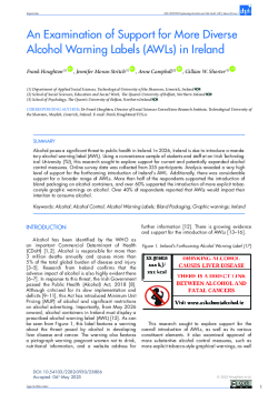 Houghton_An Examination of Support for More Diverse Alcohol Warning Labels AWLs in Ireland